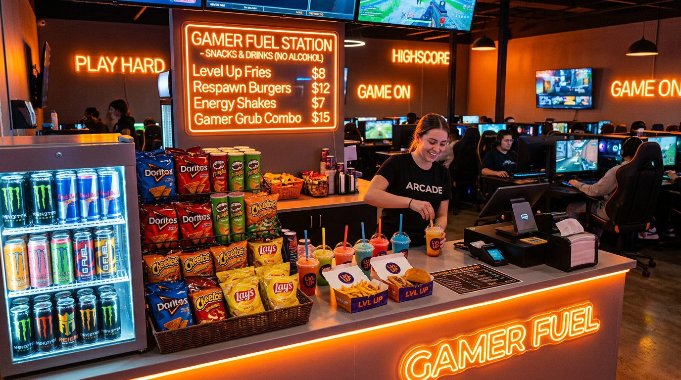 Snack bar iluminado Felnavi